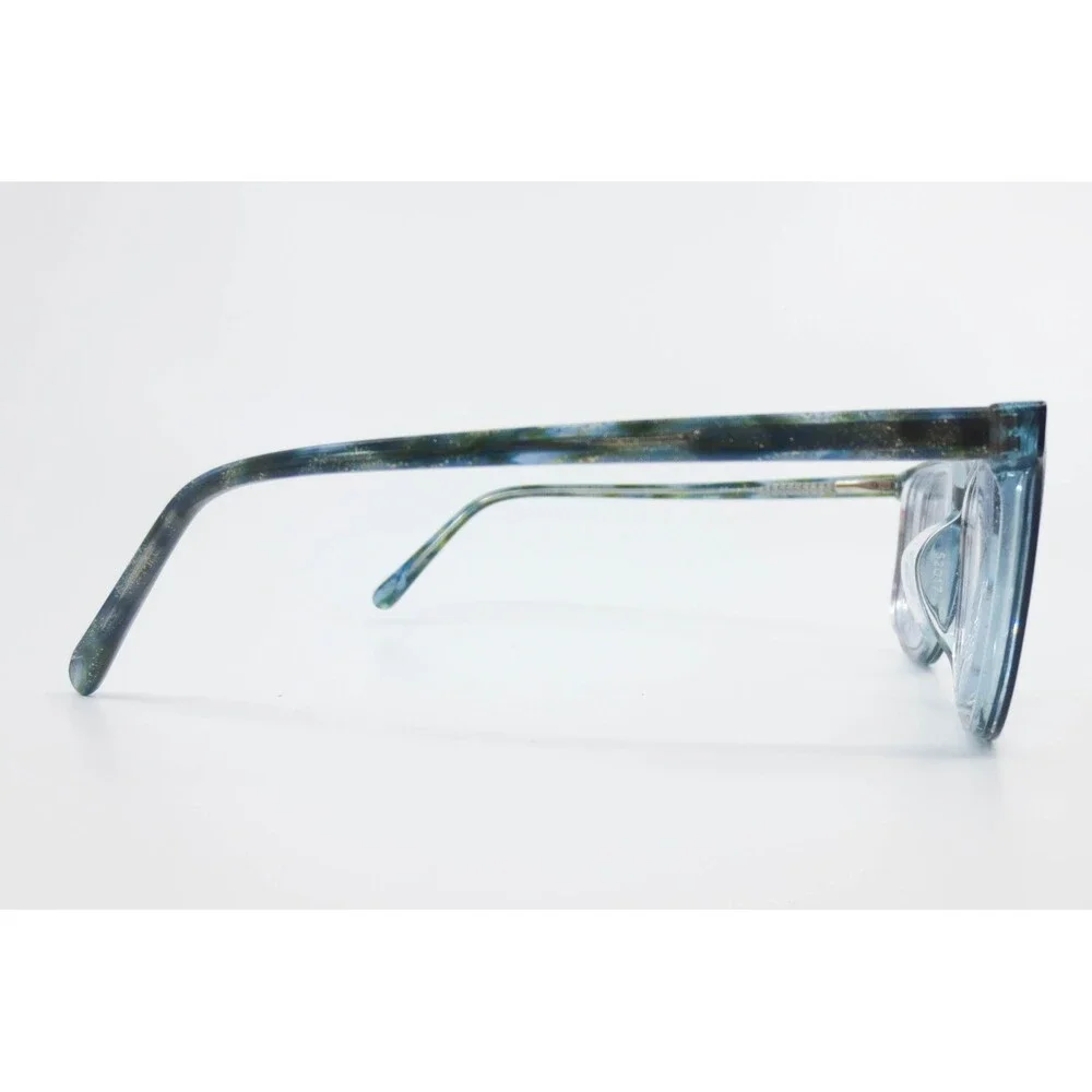 Paradigm P322 GRN Eyeglasses Green Blue Marbled Rectangular Frames 52-17-135